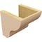 Ekena Millwork 7"W x 7"D x 7"H Wide Greensboro Rough Cedar Woodgrain TimberThane Corbel, Primed Tan CORUR07X07X07GRNRCPR - alternate 2
